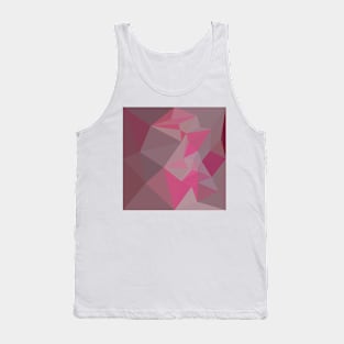 Fandango Pink Abstract Low Polygon Background Tank Top